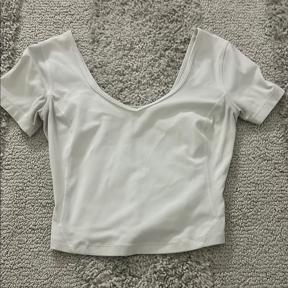 Lululemon white top